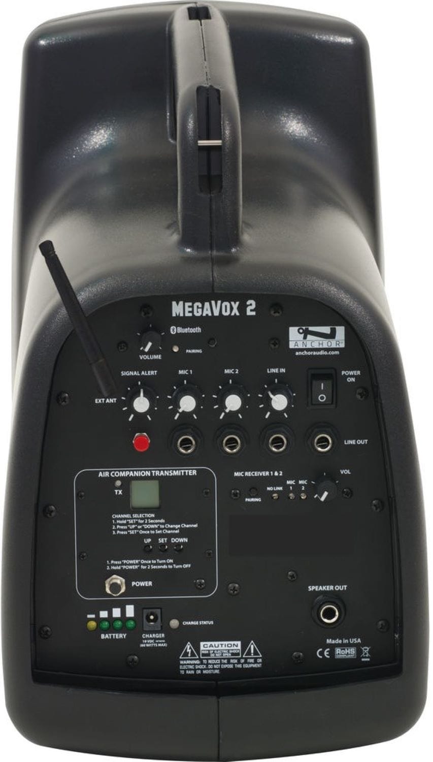 Anchor Audio MEGA2-XU2 Megavox with Bluetooth / Anchor-Air Transmitter / Anchor-Link 2 Mic Capacity - PSSL ProSound and Stage Lighting