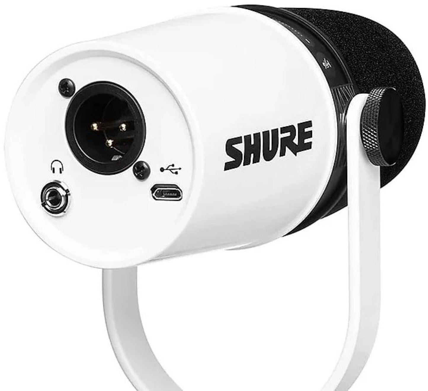 Shure MV7-W USB XLR Podcast Microphone - Limited Edition White - PSSL ProSound and Stage Lighting