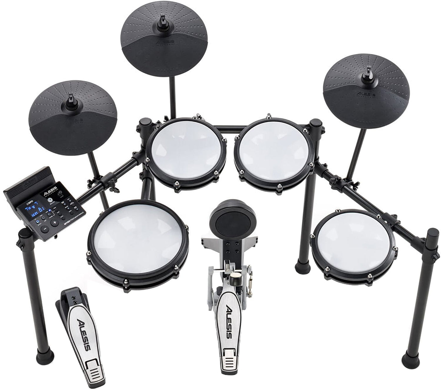 Alesis Nitro Max Kit 8-Piece Electronic Drum Kit with Mesh Heads / Bluetooth - PSSL ProSound and Stage Lighting
