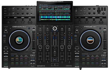 Denon Prime 4 Plus 4-Deck Standalone DJ Controller w/ Amazon Music - PSSL ProSound and Stage Lighting