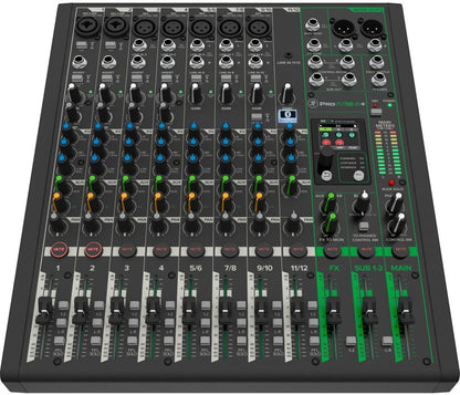 Mackie ProFX12v3+ 12-Channel Analog Mixer with Enhanced FX/USB Recording Modes/Bluetooth - PSSL ProSound and Stage Lighting