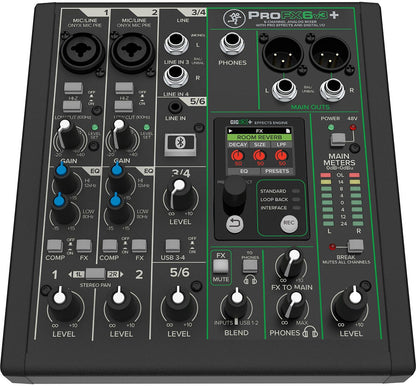 Mackie ProFX6v3+ 6-Channel Analog Mixer with Enhanced FX / USB Recording and Bluetooth - PSSL ProSound and Stage Lighting
