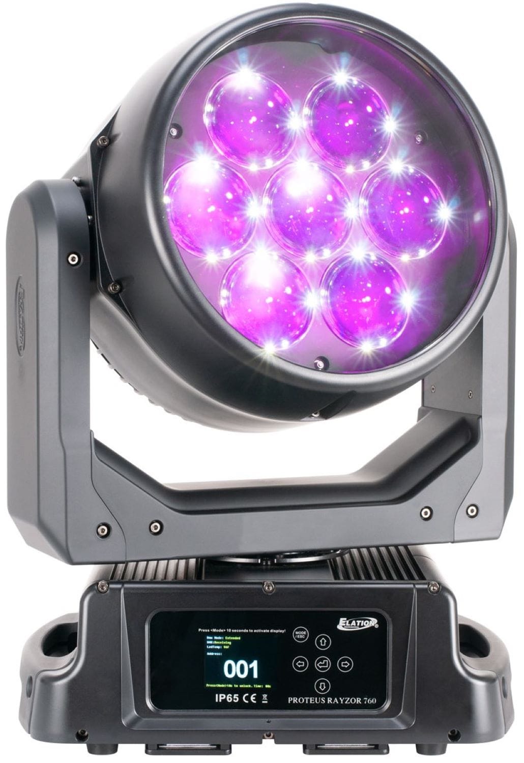 Elation PRR760 Proteus Rayzor 760 7x 60-Watt RGBW LED IP65 Wash Fixture - PSSL ProSound and Stage Lighting