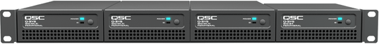 Q-Sys QIO-RMK Rack Mount Tray and Blanking Panels for 4x QIO Units - 1U 19" Rack - PSSL ProSound and Stage Lighting