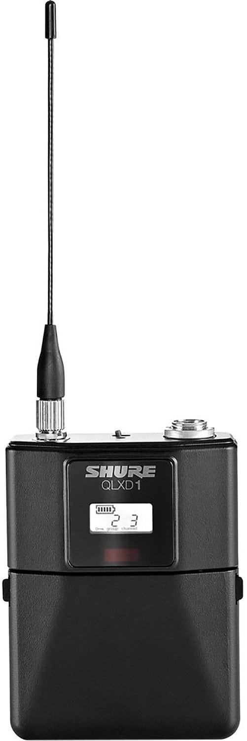 Shure QLXD1 Bodypack Transmitter, V50 Band - PSSL ProSound and Stage Lighting
