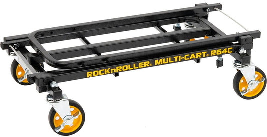 Rock N Roller R64C Mini 28 to 42.5 Inch 8-in-1 Folding Multi-Cart/Hand Truck/Dolly/Platform Cart - PSSL ProSound and Stage Lighting