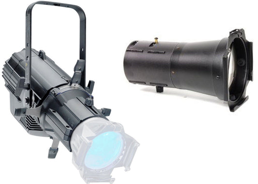 ETC Source Four LED Series 2 Lustr Ellipsoidal Light Engine with Shutter Barrel 14-Degree Lens, Black - PSSL ProSound and Stage Lighting