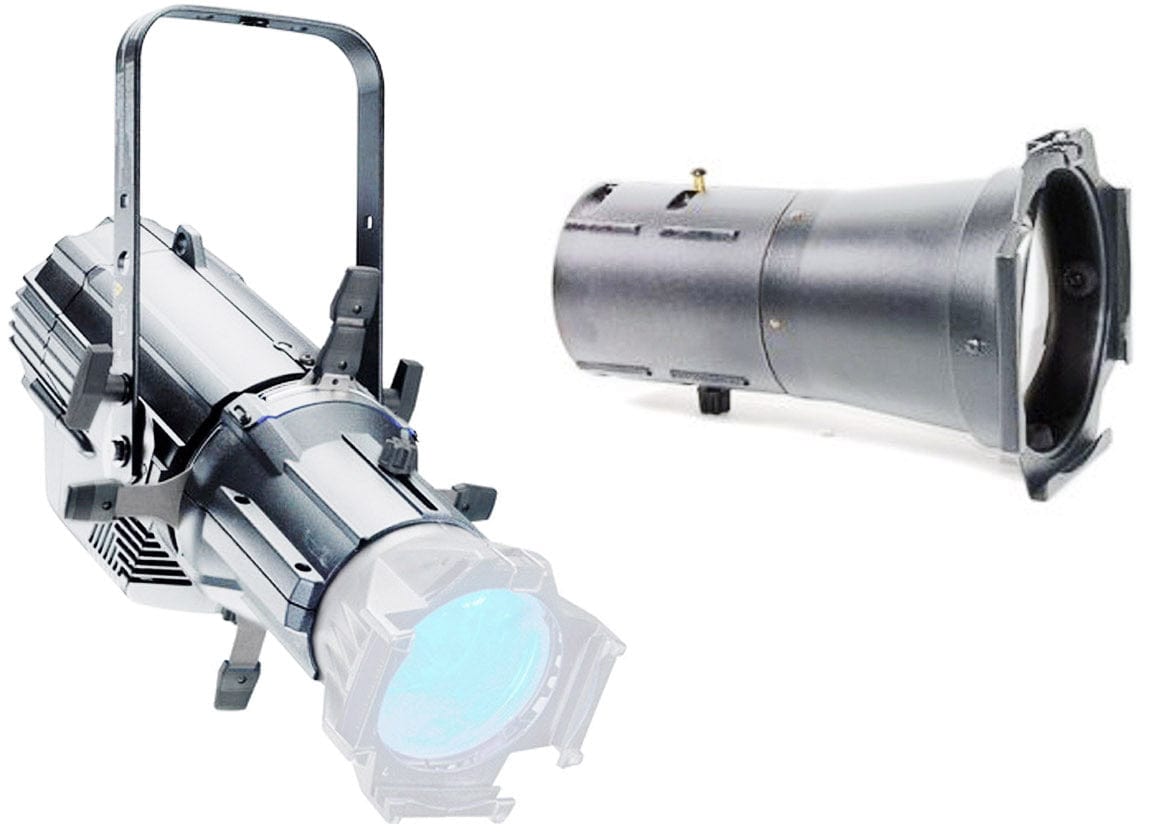 ETC Source Four LED Series 2 Lustr Ellipsoidal Light Engine with Shutter Barrel and 14-Degree Lens - Silver - PSSL ProSound and Stage Lighting