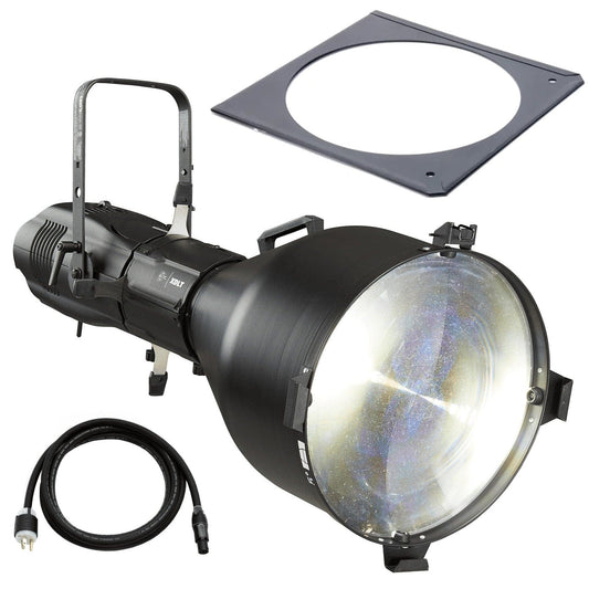 ETC Source Four LED Series 3 Lustr X8 Ellipsoidal with XDLT Shutter and 5-Degree Lens (Black) - PSSL ProSound and Stage Lighting