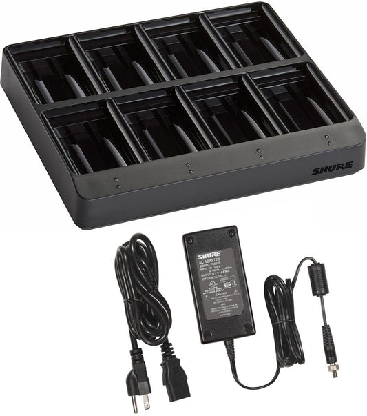 Shure SBC80-903 8-bay Charging Station for 8x SB903 Li-Ion Batteries with PS60US Power Supply - PSSL ProSound and Stage Lighting