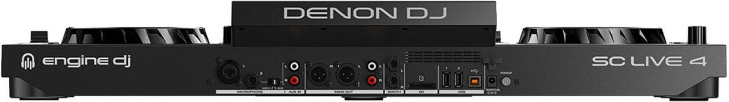 Denon DJ SC Live 4 4-Deck Standalone DJ Media Player / Controller and Mixer - PSSL ProSound and Stage Lighting