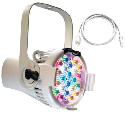 ETC SELD22L-1 D22 Lustr+, Portable LED Par with Edison Plug - White - PSSL ProSound and Stage Lighting