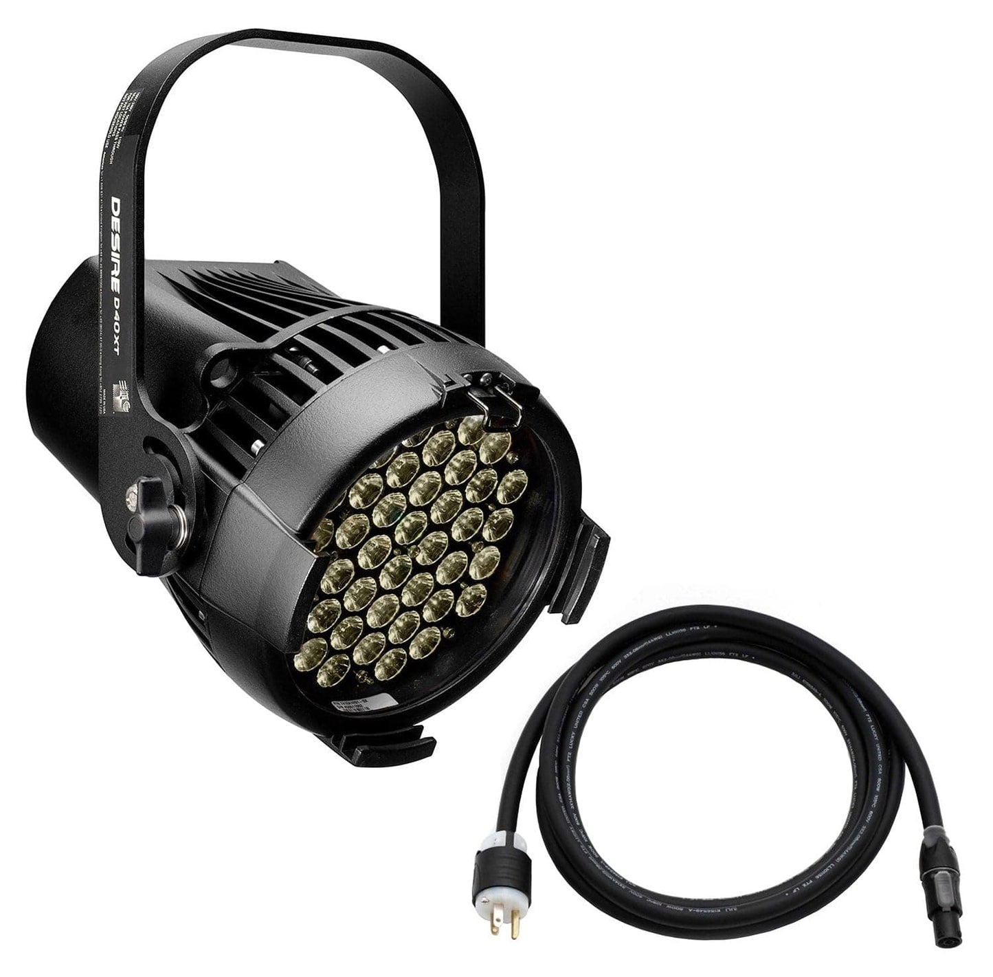 ETC Selador Desire D40XT Studio Daylight LED Par with Edison Plug - Black - PSSL ProSound and Stage Lighting