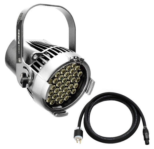 ETC Selador Desire D40XT Studio Daylight LED Par with Edison Plug - Silver - PSSL ProSound and Stage Lighting