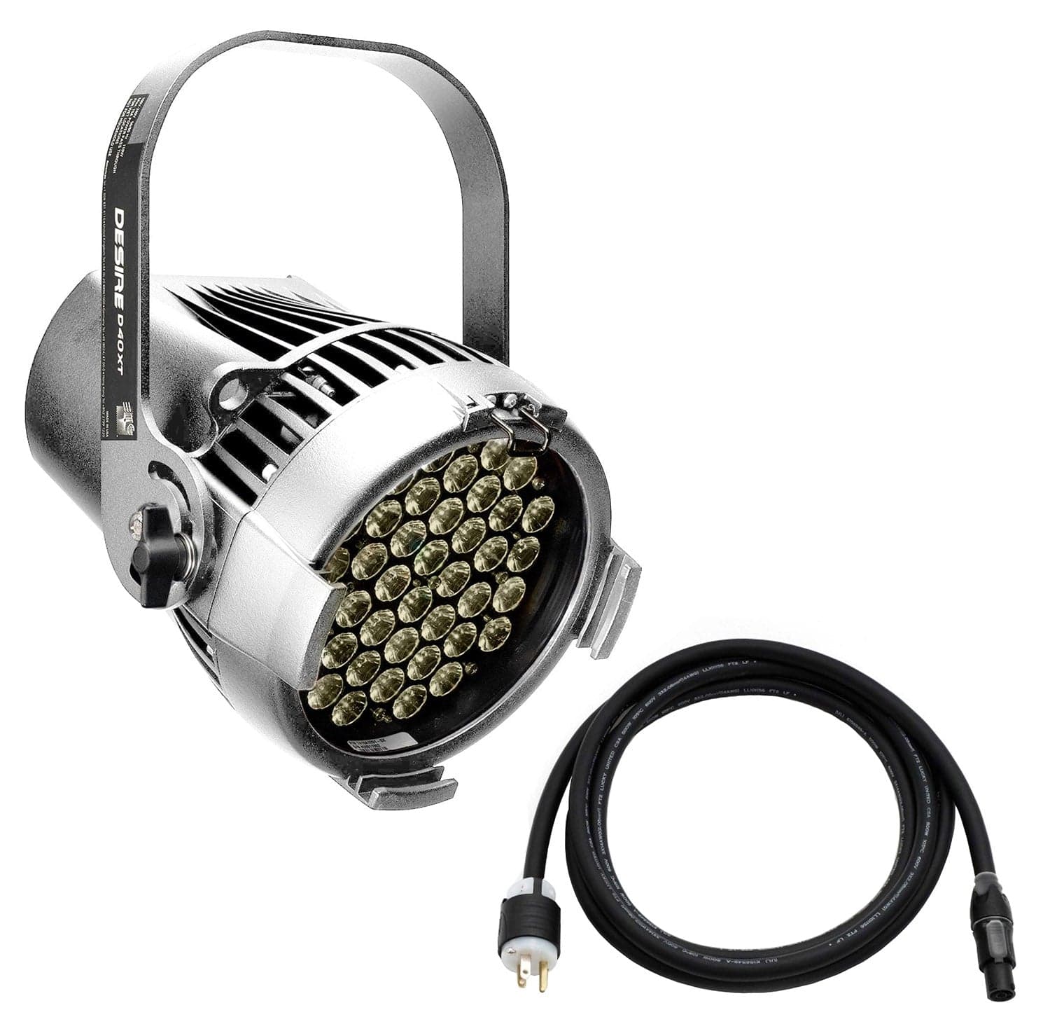ETC Selador Desire D40XT Studio HD LED Par with Edison Plug - Silver - PSSL ProSound and Stage Lighting