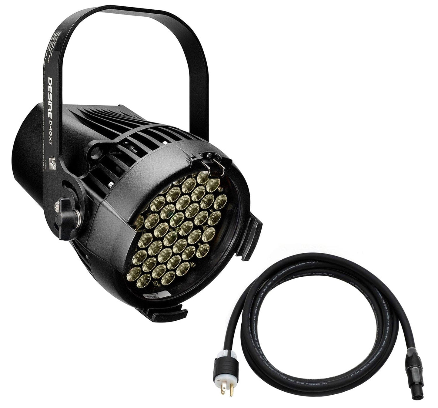 ETC Selador Desire D40XT Studio Tungsten LED Par with Edison Plug - Black - PSSL ProSound and Stage Lighting