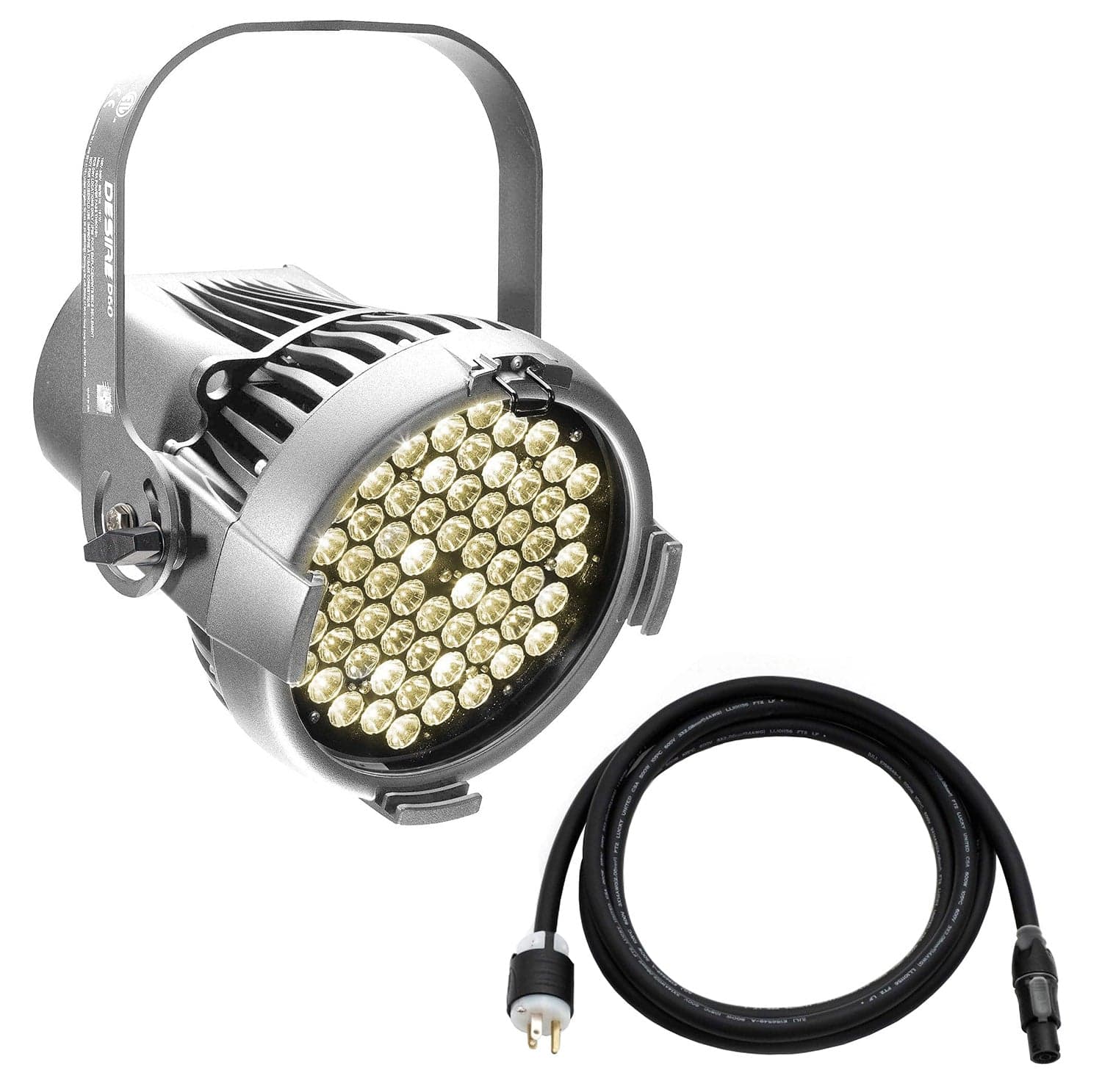 ETC Selador Desire D60 Studio HD LED Par with Edison Plug - Silver - PSSL ProSound and Stage Lighting