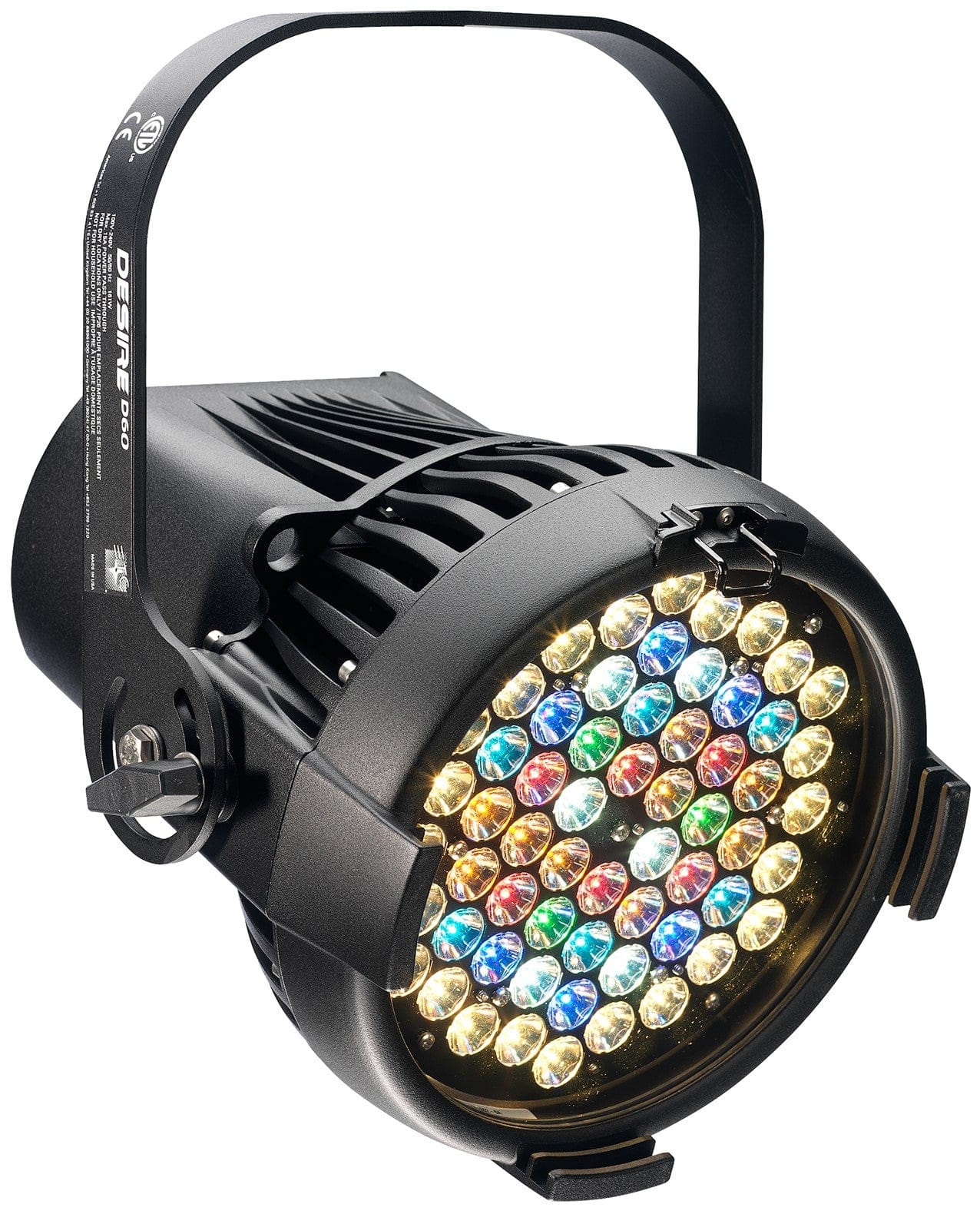 ETC Desire D60 Lustr+ LED Par w/ Edison Plug, Black - PSSL ProSound and Stage Lighting