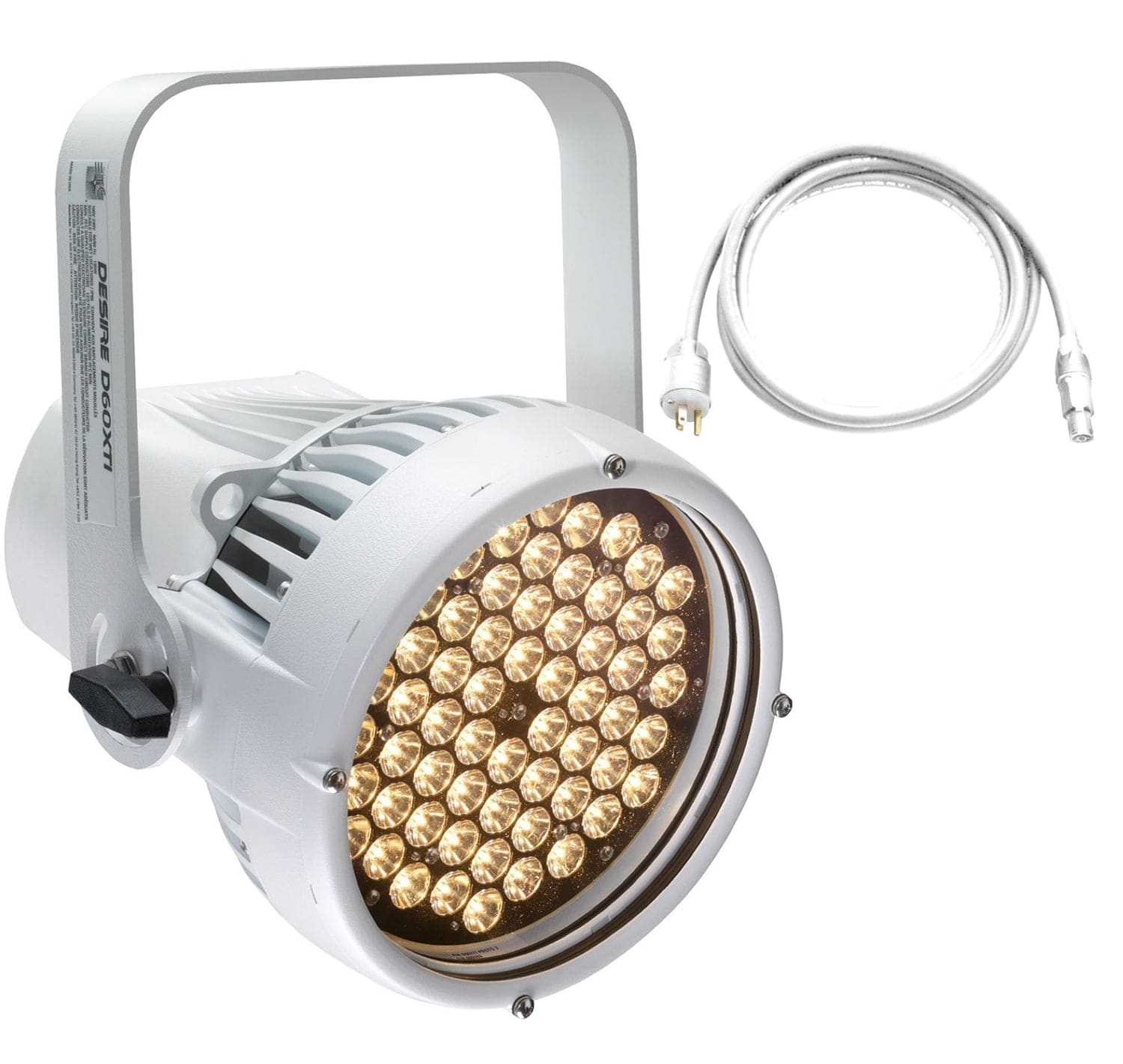 ETC Desire D60 Lustr+ LED Par w/ Edison Plug, White - PSSL ProSound and Stage Lighting