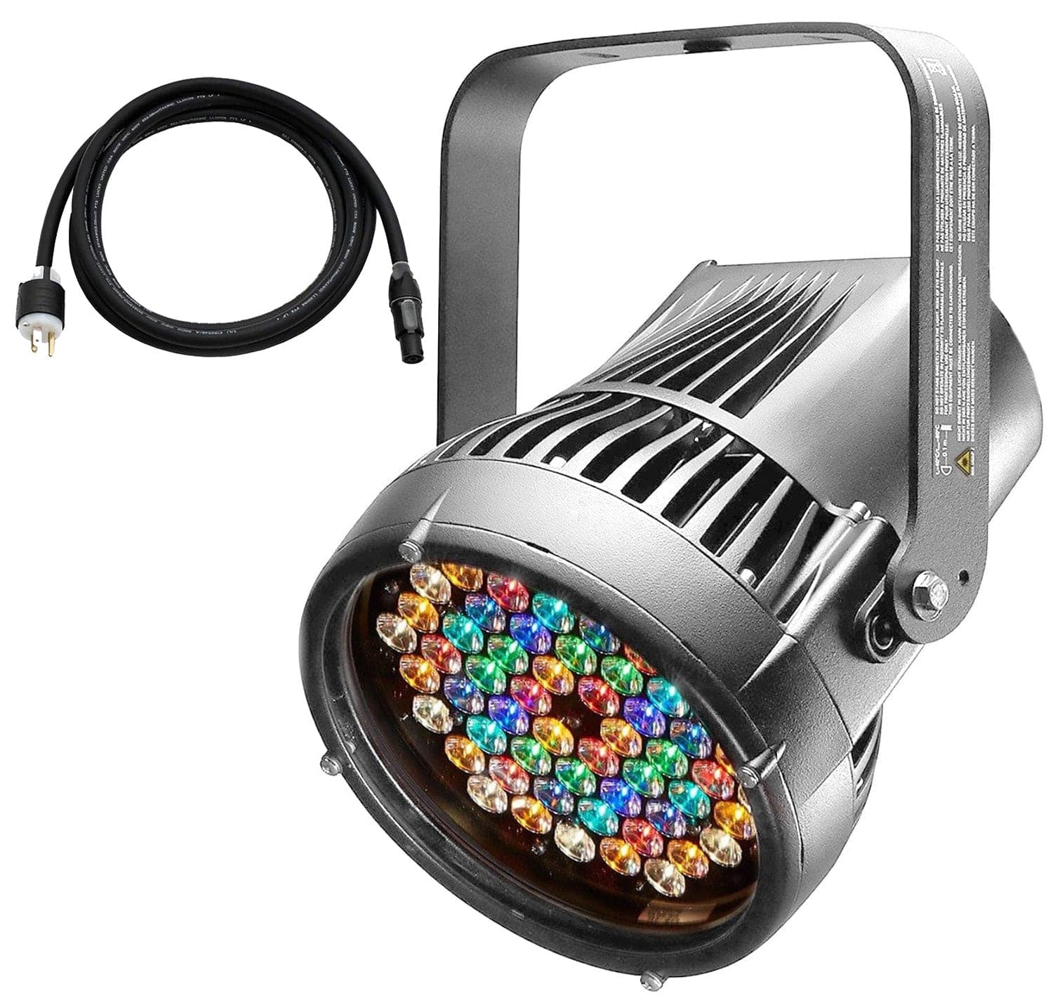 ETC Desire D60X Lustr+ LED Par with Edison Plug - Silver - PSSL ProSound and Stage Lighting