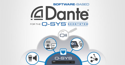 Q-SYS SLDAN-512-P Q-Sys Software-Base Dante 512X512 Channel License - Perpetual - PSSL ProSound and Stage Lighting