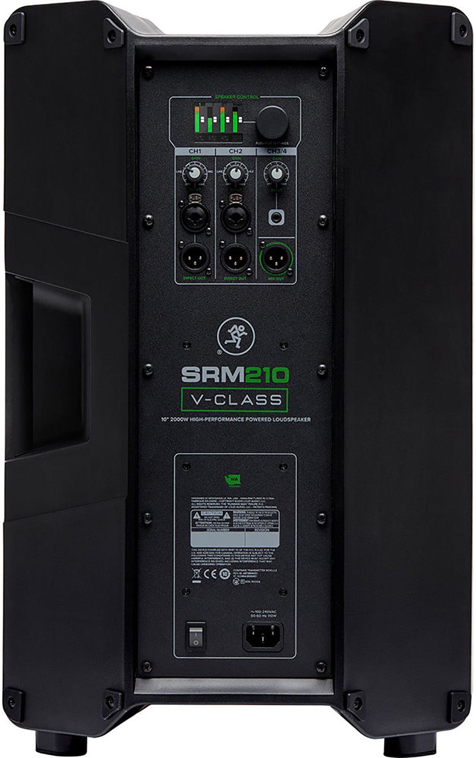 Mackie SRM210 V-Class 10” 2000W High-Performance Powered Loudspeaker - PSSL ProSound and Stage Lighting