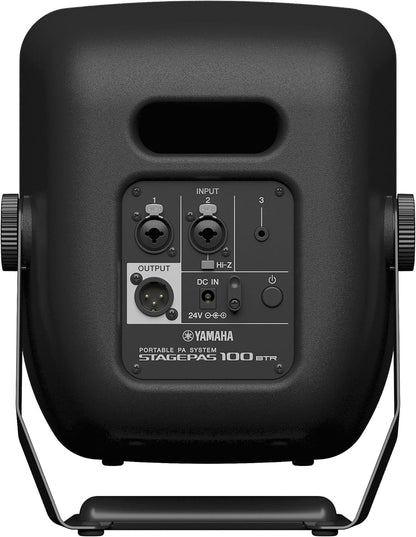 Yamaha STAGEPAS100BTR Portable 6.5 Inch Battery Powered PA with 3-Channel Mixer - PSSL ProSound and Stage Lighting