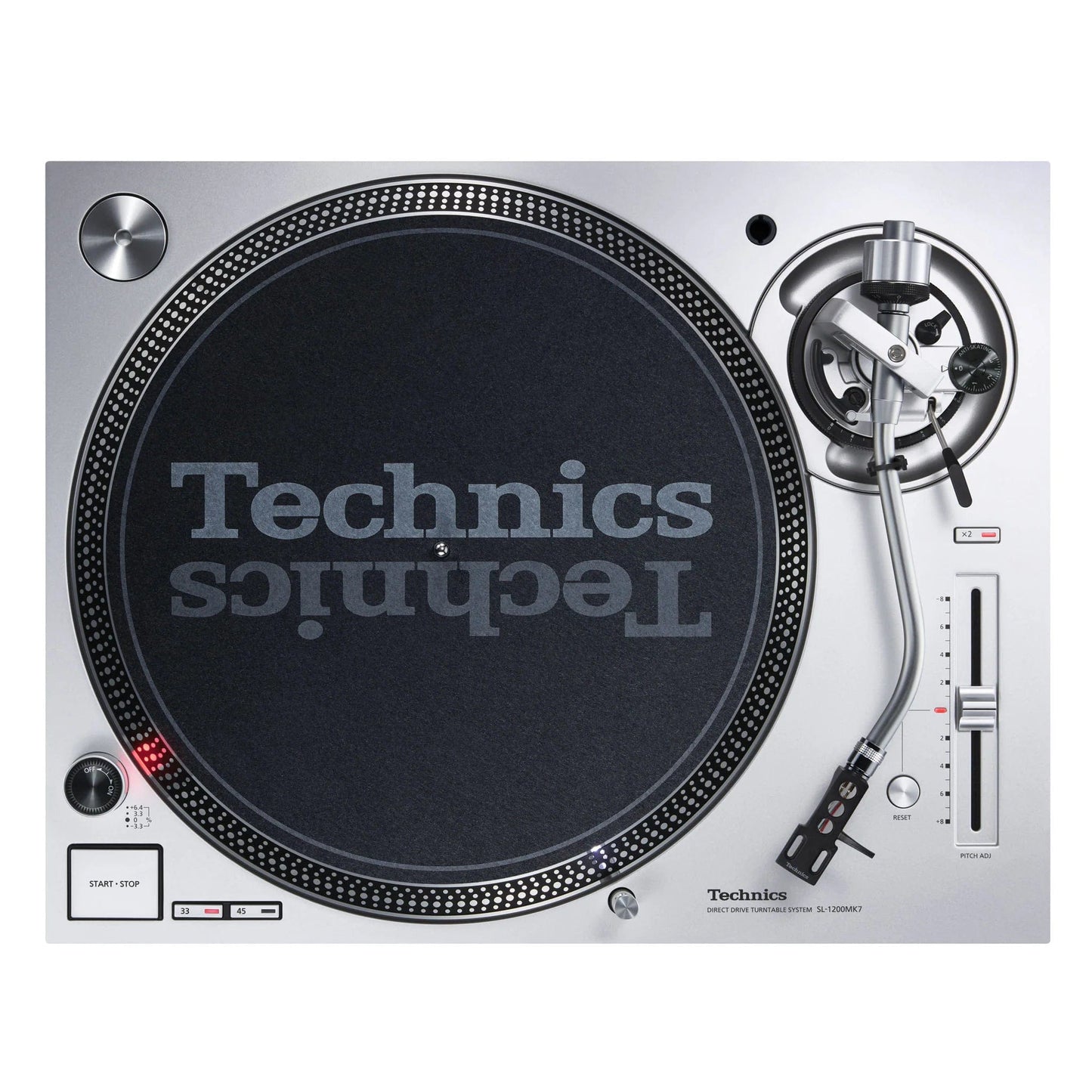 Technics SL-1200MK7S Direct Drive Turn Table (Silver) - PSSL ProSound and Stage Lighting