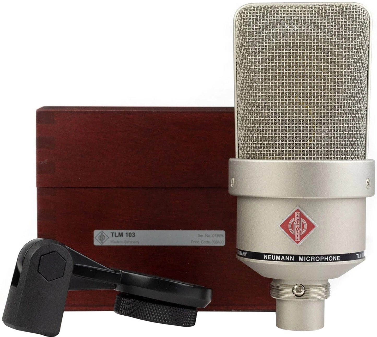 Neumann TLM-103 K 103 Capsule Cardioid Microphone with SG 1 Swivel Mount and Woodbox - PSSL ProSound and Stage Lighting