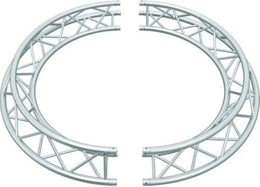 Global Truss TR-C1.5-180-KIT 4.92-Foot (1.5M) OD Triangular Truss Circle Kit - 2x 180 Degree Arcs - PSSL ProSound and Stage Lighting