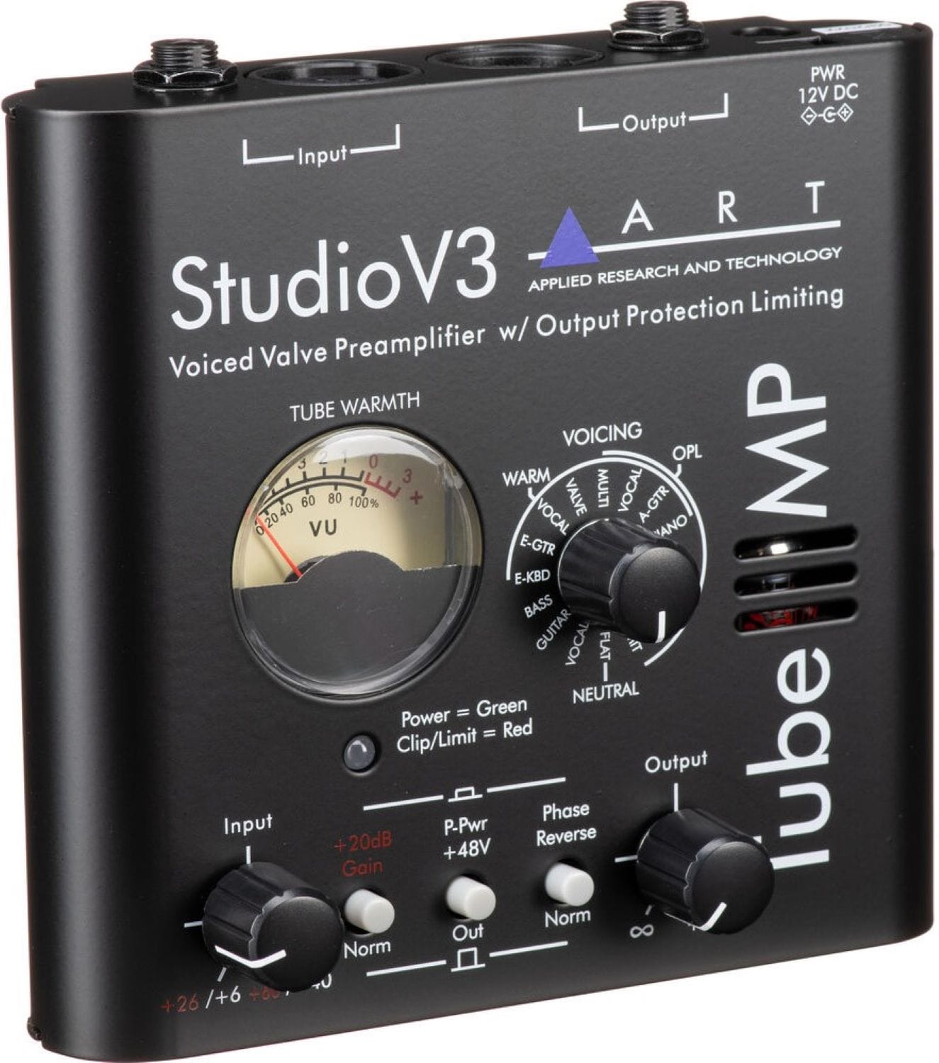 ART TUBE MP STV 3U Studio V3 Edition Tube Preamp with Variable Voicing / Limiter and Power Supply - PSSL ProSound and Stage Lighting