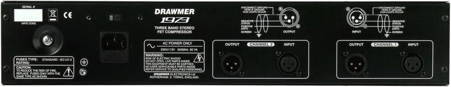 Drawmer 1973 2-Channel FET Compressor - PSSL ProSound and Stage Lighting