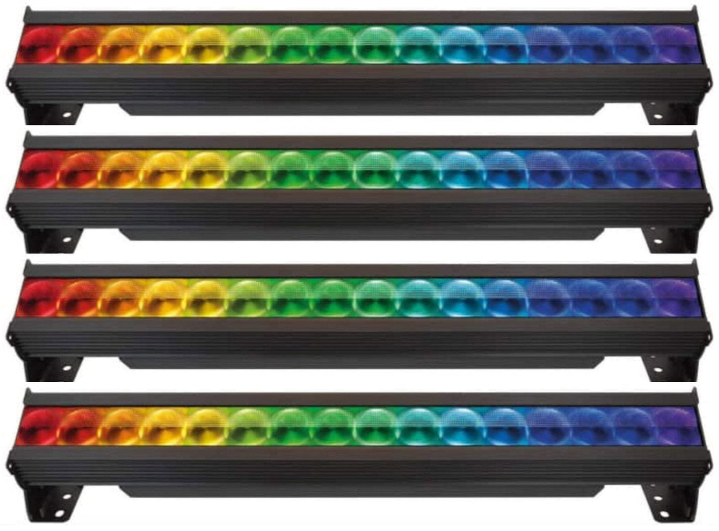 Chroma Q Color Force II 48 RGBA Linear LED Fixture Set of 4 with Road Case - PSSL ProSound and Stage Lighting