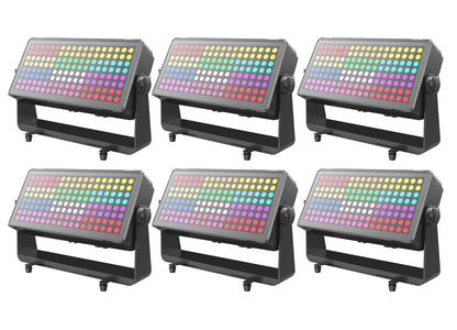 Acme Thunderbolt RGBW IP65 Rectangle LED Fixture 50000 Lumens Set of 6 - PSSL ProSound and Stage Lighting