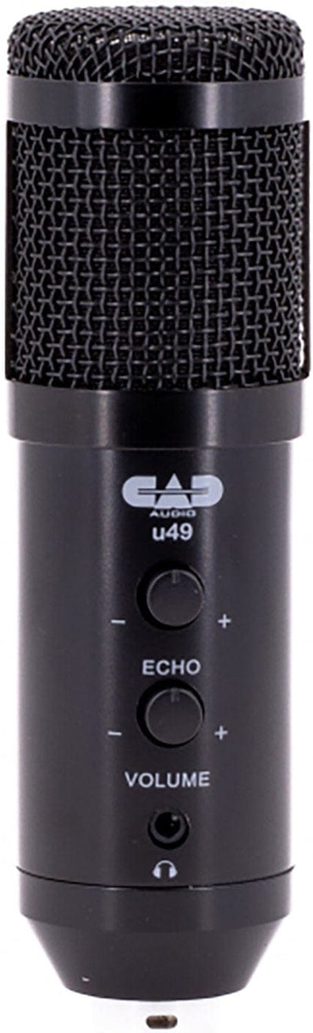 CAD U49 Side Address USB Microphone with Monitor Out and Echo - PSSL ProSound and Stage Lighting