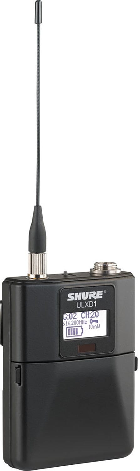 Shure ULXD1LEMO3 Digital Bodypack Transmitter, J50A Band - PSSL ProSound and Stage Lighting