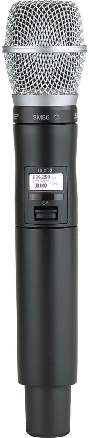 Shure ULXD2/SM86 Digital Handheld Transmitter w/ SM86 Capsule, G50 Band - PSSL ProSound and Stage Lighting