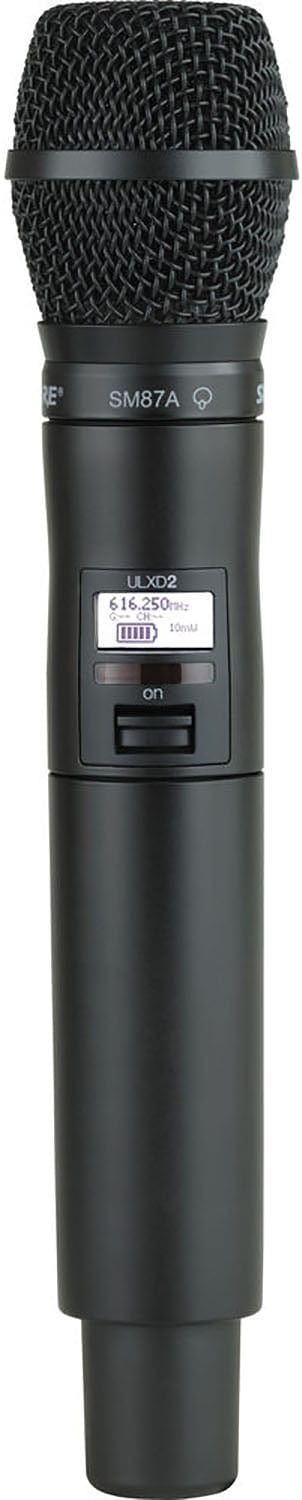 Shure ULXD2/SM87 Digital Handheld Transmitter w/ SM87 Capsule, G50 Band - PSSL ProSound and Stage Lighting