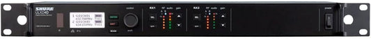 Shure ULXD4D Dual-Channel Digital Wireless Receiver, J50A Band - PSSL ProSound and Stage Lighting