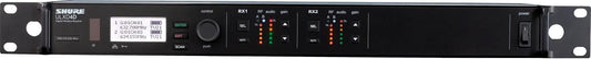 Shure ULXD4D-GV Dual-Channel Digital Wireless Receiver, G50 Band - PSSL ProSound and Stage Lighting