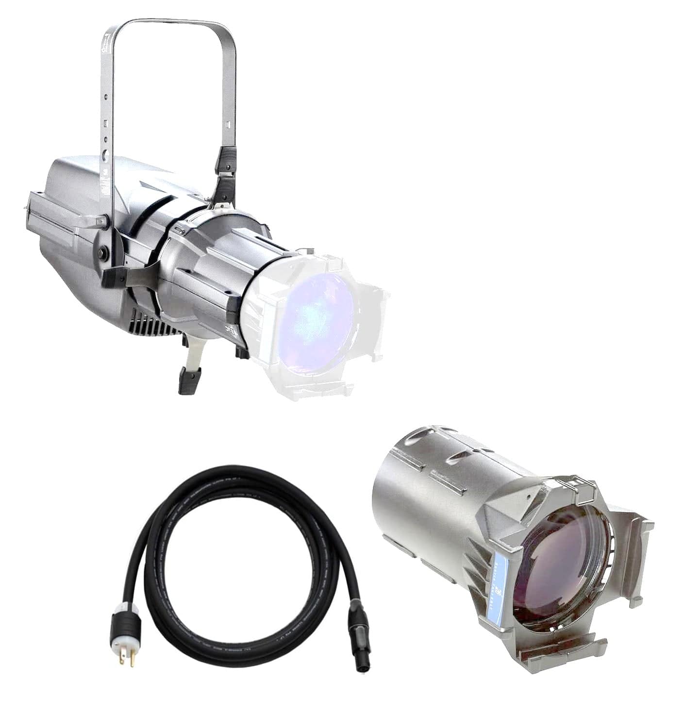ETC ColorSource Spot V, Light Engine with EDLT Shutter Barrel with Multiverse, 26-Degree EDLT Lens - Silver - PSSL ProSound and Stage Lighting