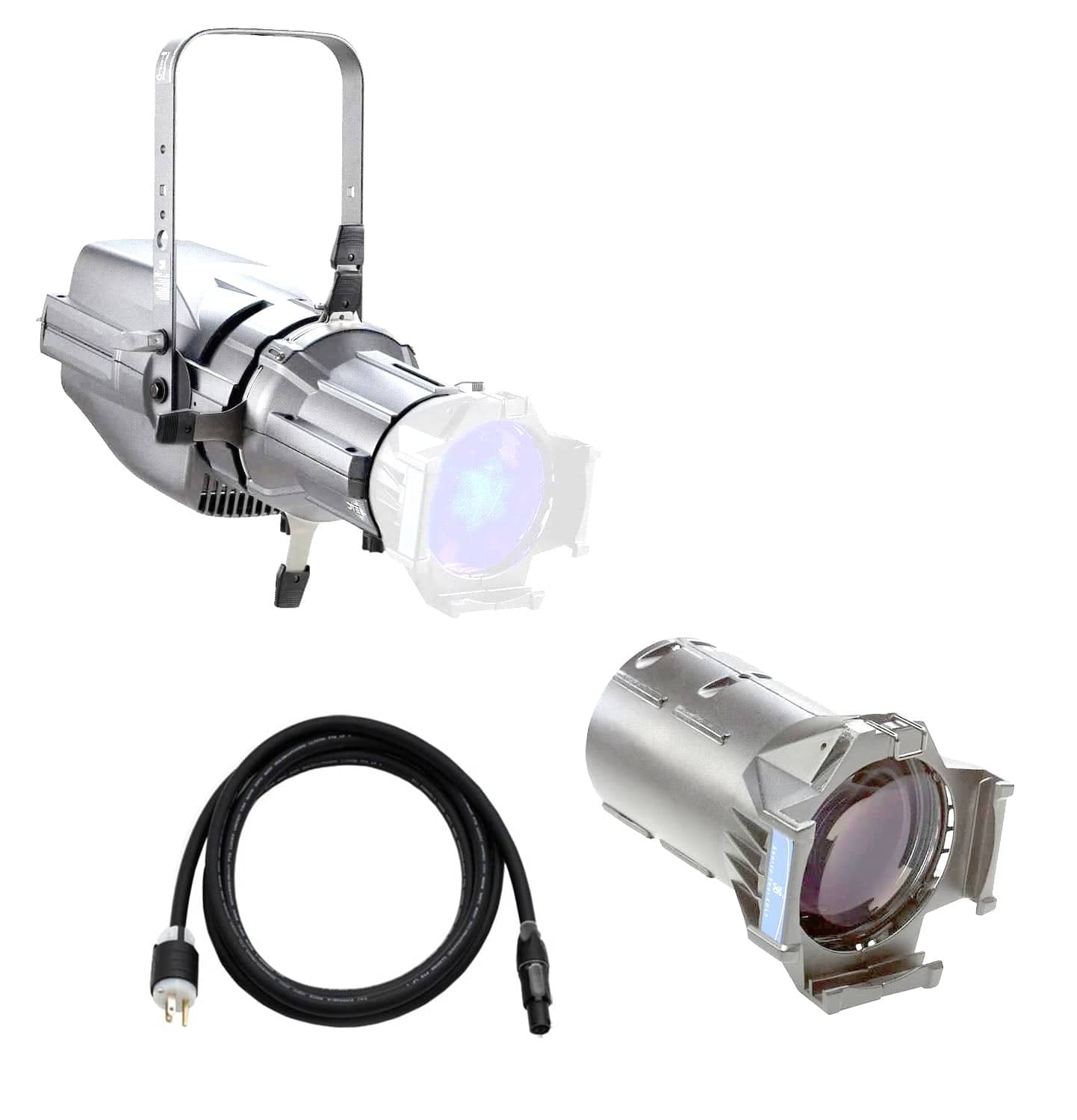 ETC ColorSource Spot V, Light Engine with EDLT Shutter Barrel with Multiverse, 36-Degree EDLT Lens - Silver - PSSL ProSound and Stage Lighting