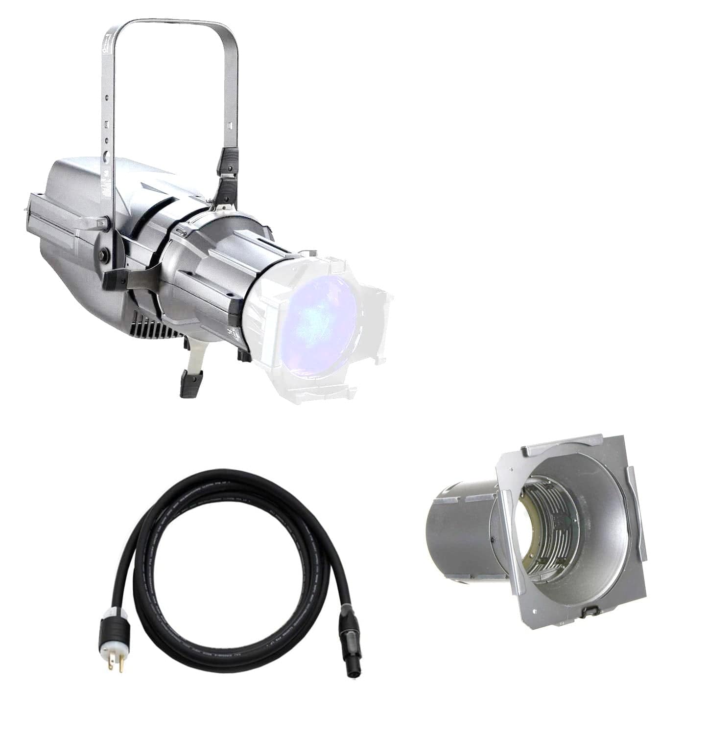 ETC ColorSource Spot V, Light Engine with EDLT Shutter Barrel with Multiverse, 70-Degree Lens - Silver - PSSL ProSound and Stage Lighting