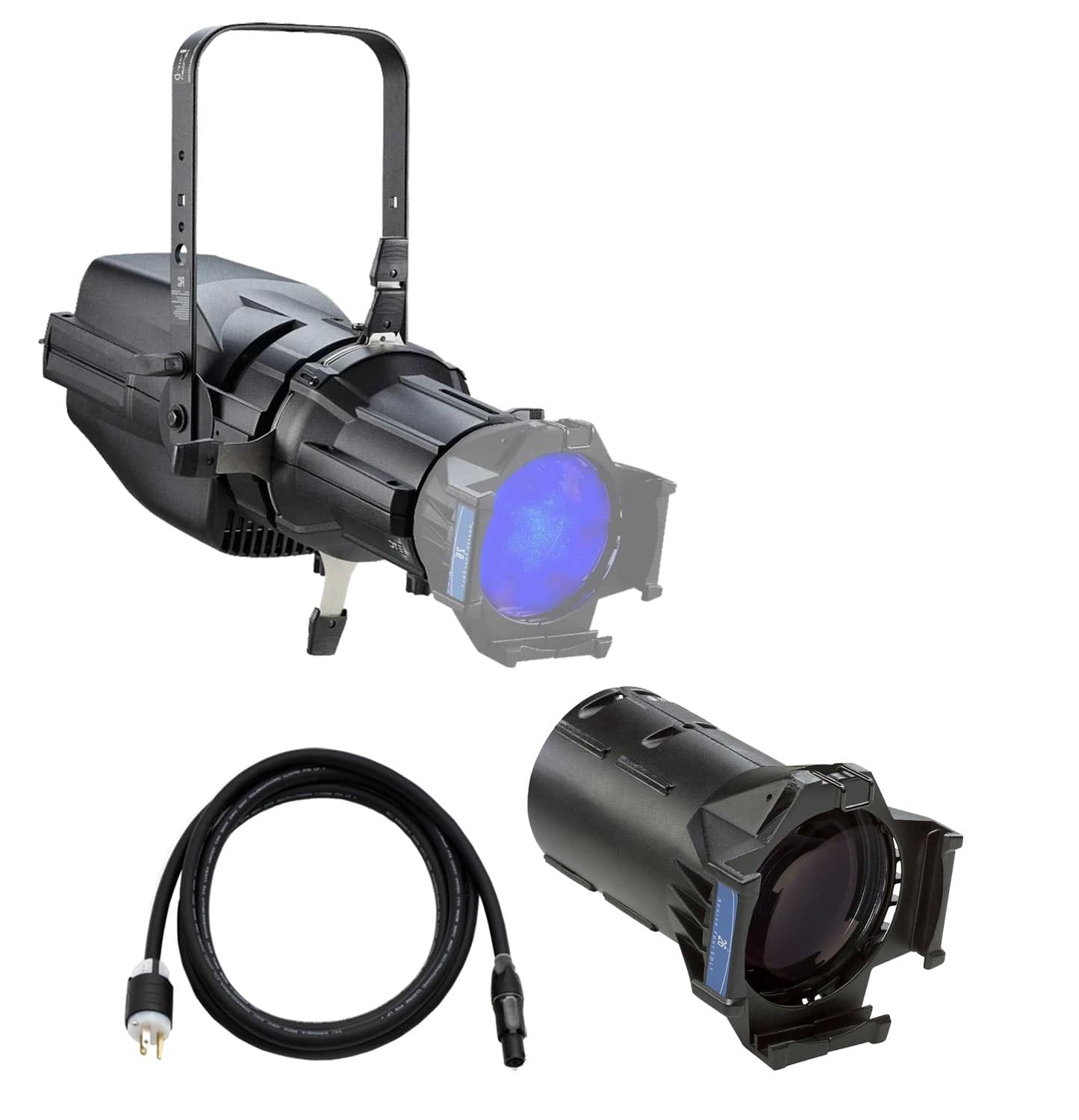 ETC Colorsource Spot V, Light Engine w/ Edlt Shutter Barrel w/ Multiverse, 26-Deg EDLT Lens, Black - PSSL ProSound and Stage Lighting