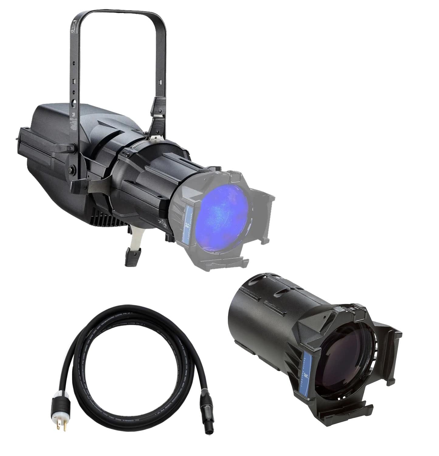 ETC Colorsource Spot V, Light Engine w/ Edlt Shutter Barrel w/ Multiverse, 36-Deg EDLT Lens, Black - PSSL ProSound and Stage Lighting