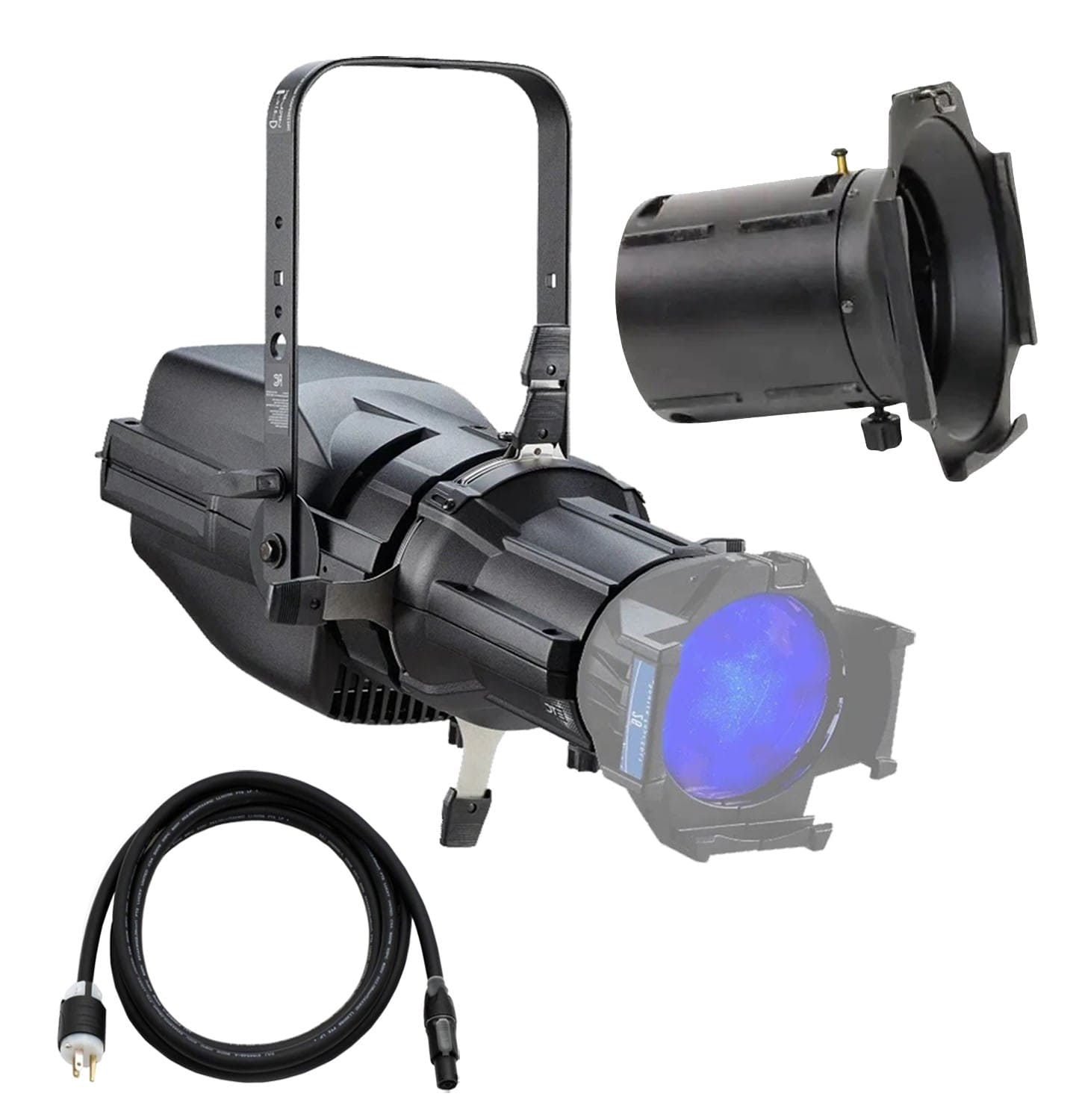 ETC Colorsource Spot V, Light Engine w/ Edlt Shutter Barrel w/ Multiverse, 90-Deg Lens, Black - PSSL ProSound and Stage Lighting