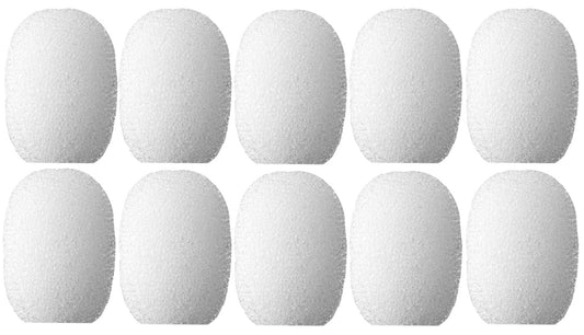 AKG 6500H00430 / W81 (10 Pack) Windscreens for LC81 MD MicroLite Microphones - White - PSSL ProSound and Stage Lighting
