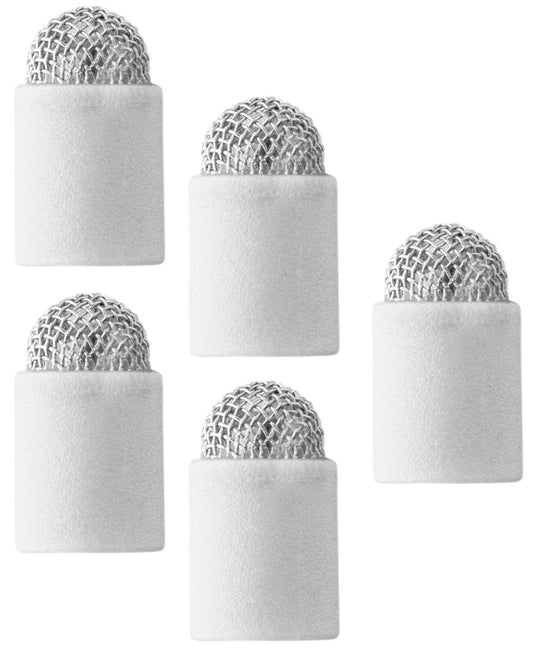 AKG 6500H00510 / WM82 (5 Pack) Wiremesh Caps for MicroLite Microphones - White - PSSL ProSound and Stage Lighting