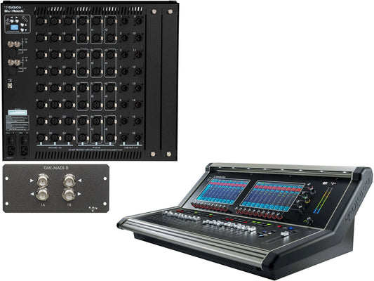 DiGiCo X-S21-D2M-B-RP S21 D2 Rack Pack with 1x MADI-DMI-B Expansion Card and 1x Blank DMI Slot - PSSL ProSound and Stage Lighting