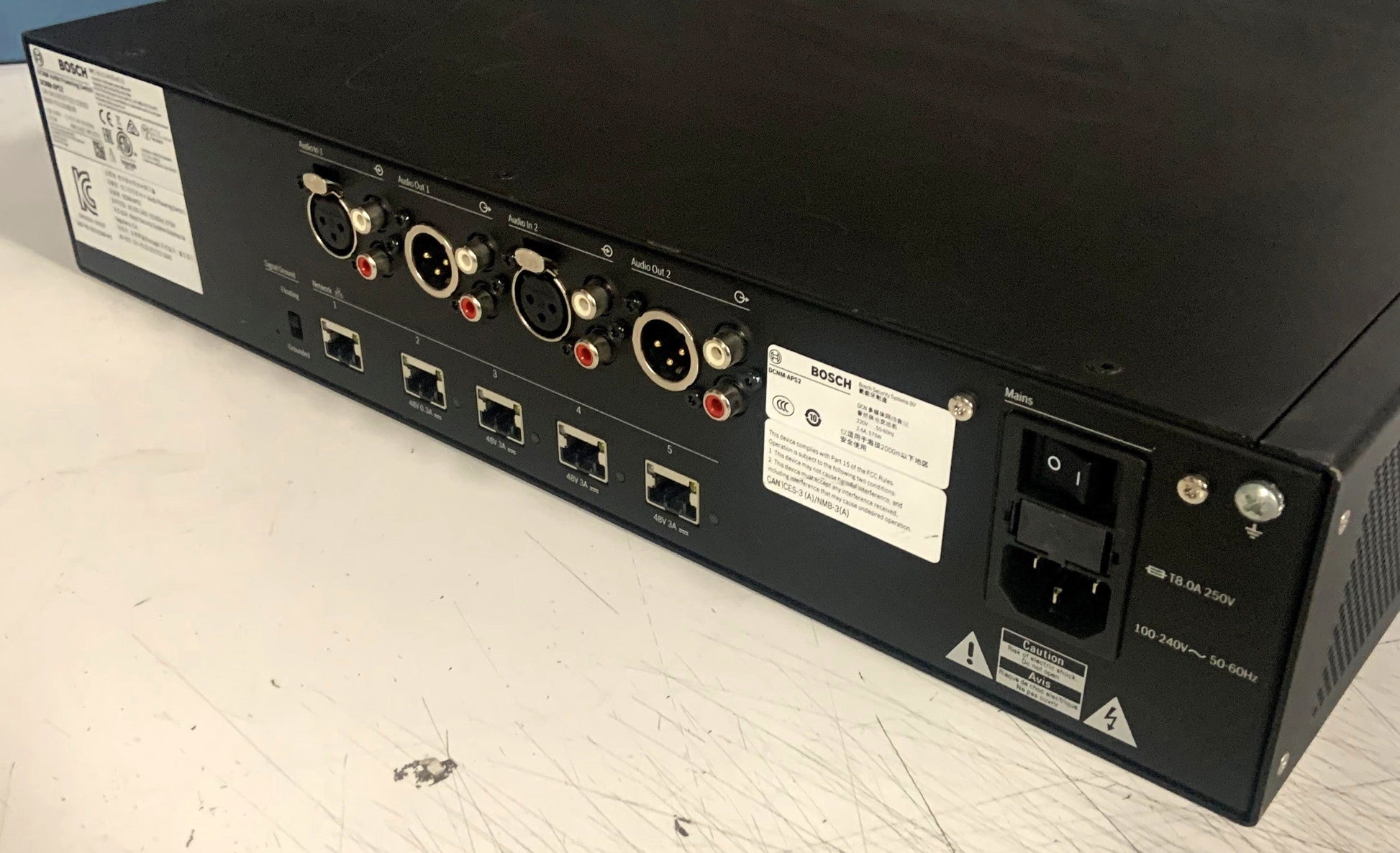 Bosch DCNM-APS2 Dicentis Audio Processor and Powering Switch - PSSL ProSound and Stage Lighting